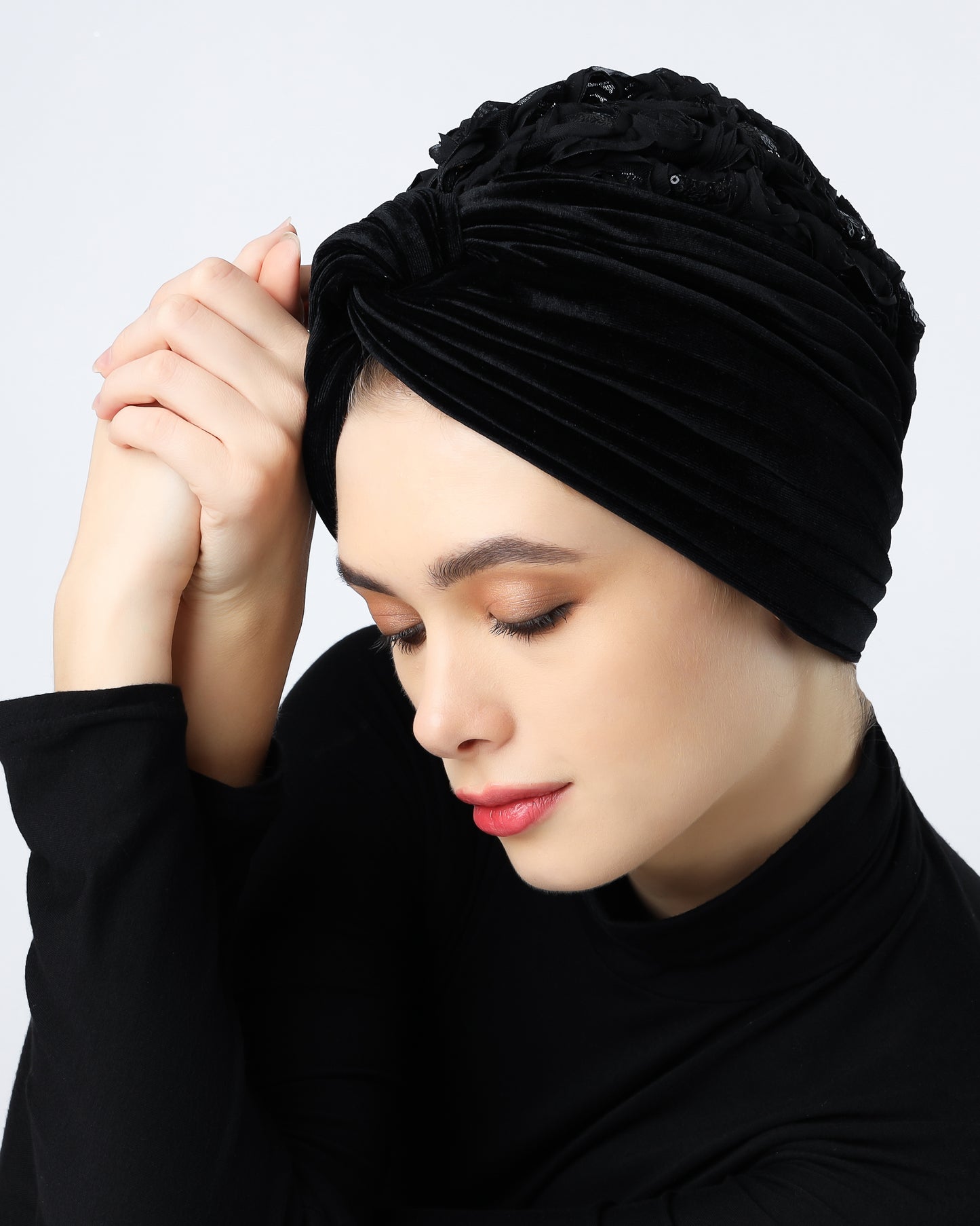 Twisted Velvet Turban