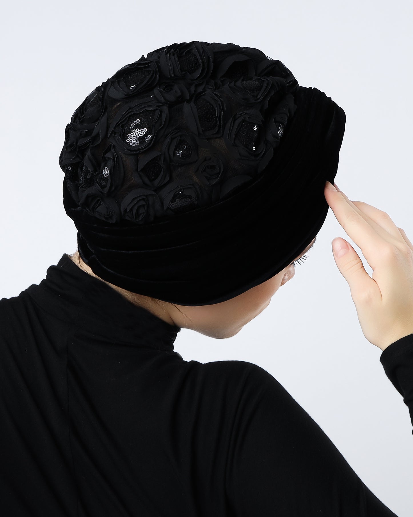 Twisted Velvet Turban