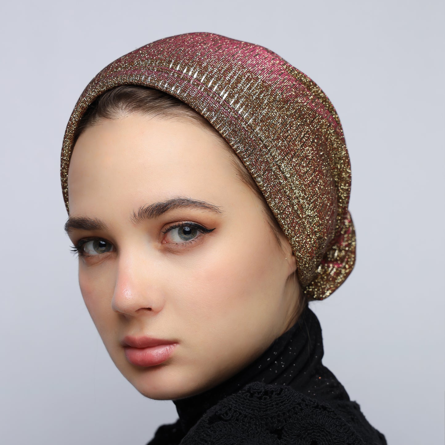 Sparkle Bow Turban