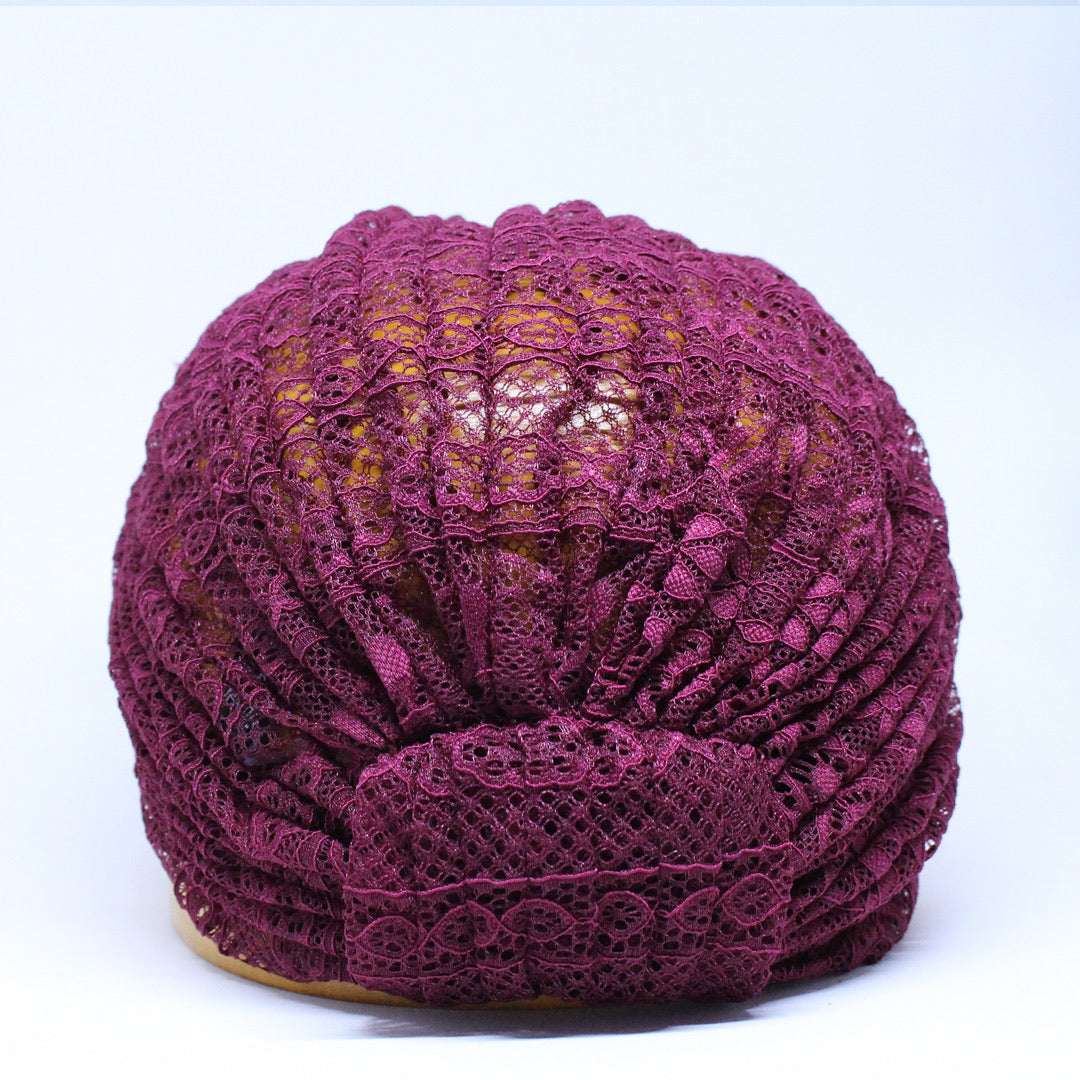 Lace Lines Turban