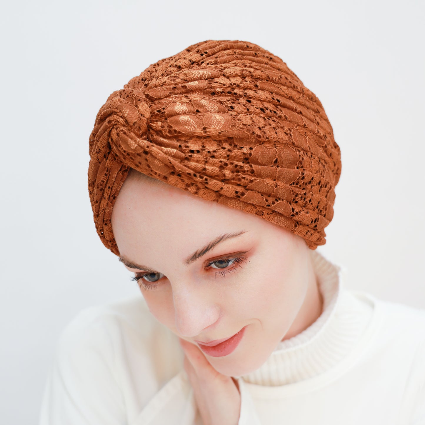 Twisted Lace Turban