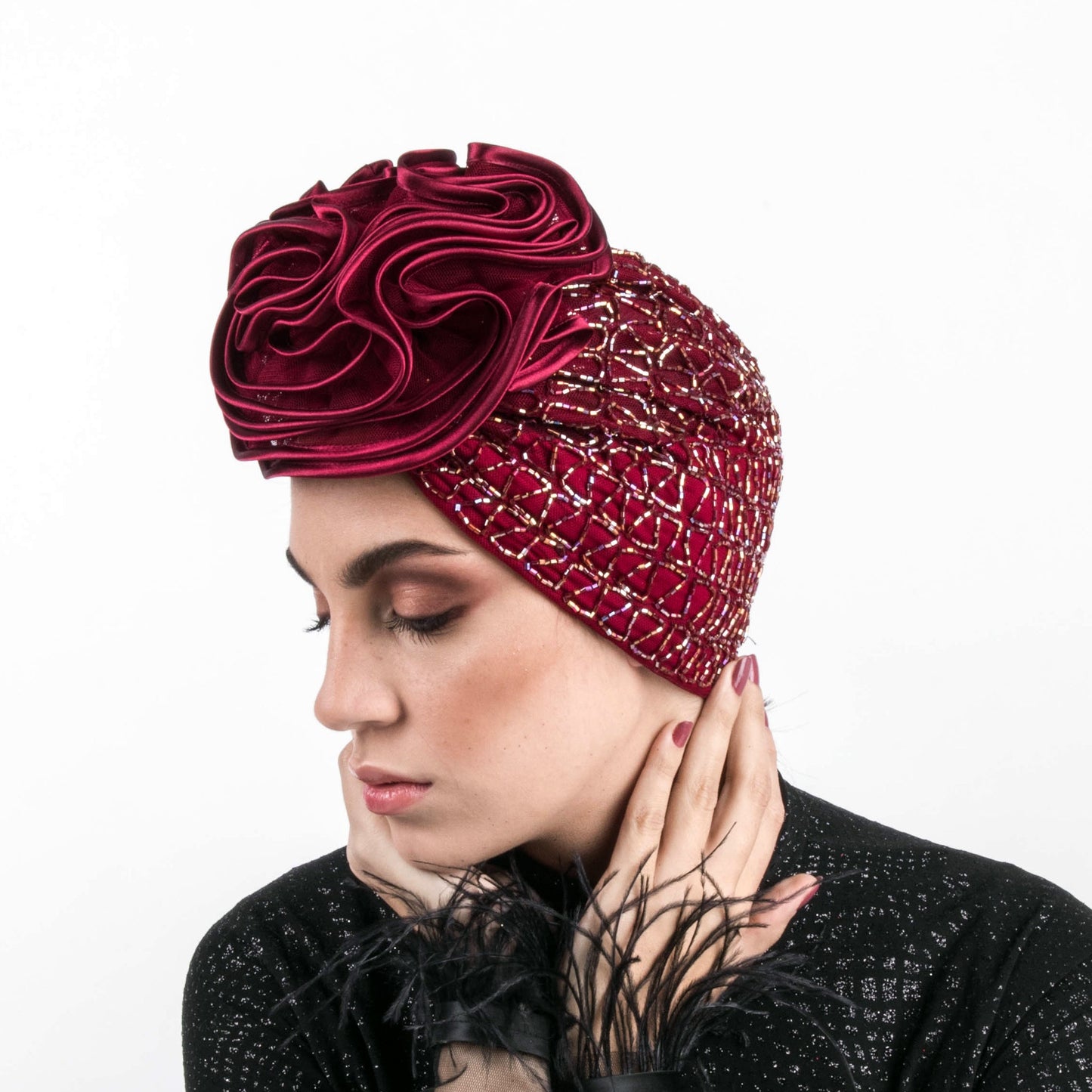 Ruffles turban