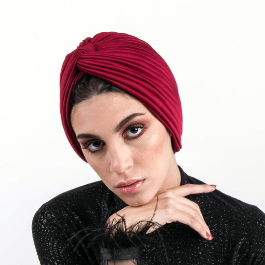 Twisted lines turban